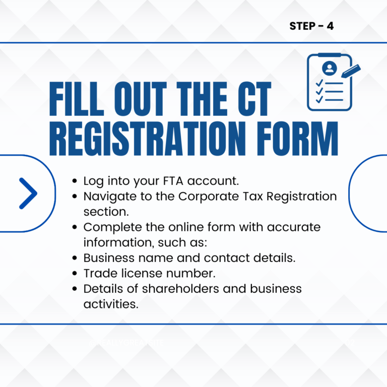 Corporate tax registration